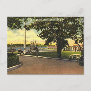 Gammalt vykort - Newport, Rhode island, USA