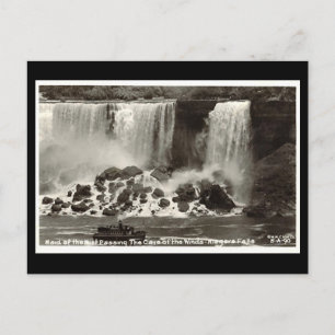 Gammalt vykort - Niagara Falls