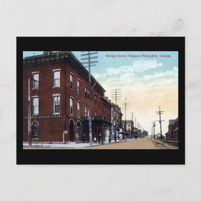Gammalt vykort - Niagara Falls, Ontario (Framsida)