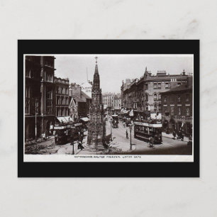 Gammalt vykort - Nottingham
