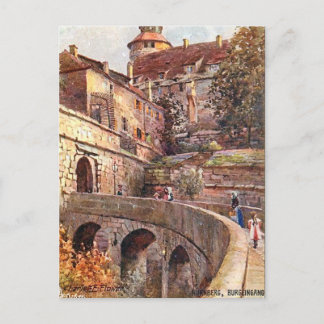 Gammalt vykort - Nürnburg (Nürnburg), Tysklant