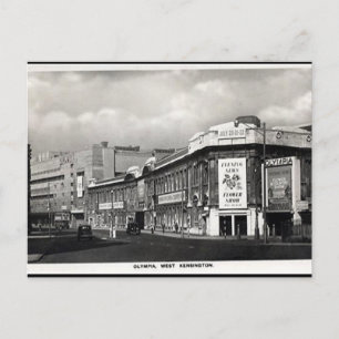 Gammalt vykort - Olympia, London