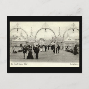 Gammalt vykort - Palace Pier, Brighton