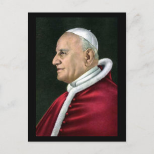 Gammalt vykort - påven John XXIII