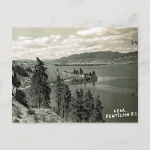 Gammalt vykort - Penticton, British Columbia, Kana