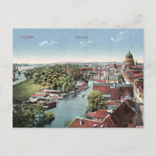 Gammalt vykort - Potsdam, Tysklant