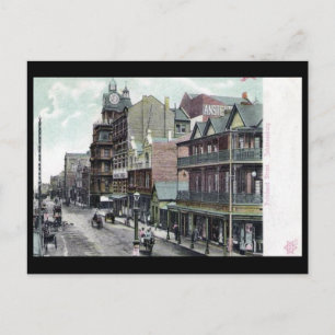 Gammalt vykort - Pritchard St, Johannesburg