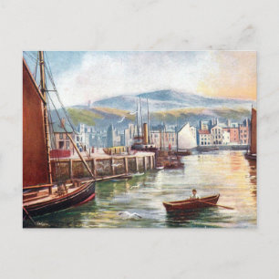 Gammalt vykort - Ramsey, Isle of Man