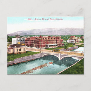 Gammalt vykort - Reno, Nevada, USA
