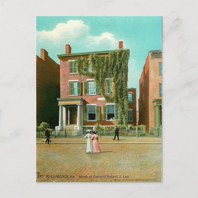 Gammalt vykort - Richmond, Virginia, USA (Framsida)