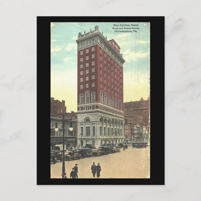 Gammalt vykort - Ritz-Carlton Hotel, Philadelphia (Framsida)