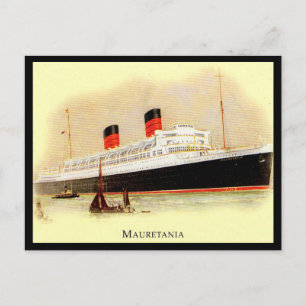 Gammalt vykort - RMS Mauretania