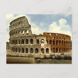 Gammalt vykort, Rom, Colosseum Vykort