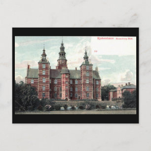 Gammalt vykort - Rosenborg Castle, Köpenhamn