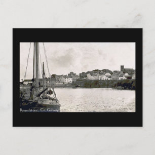 Gammalt vykort - Roundstone, Co Galway, Irland