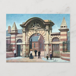 Gammalt vykort - Royal Naval Barracks, Portsea