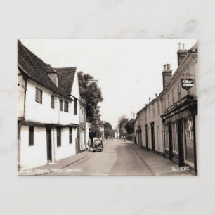 Gammalt vykort - Sawbridgeworth, Herts