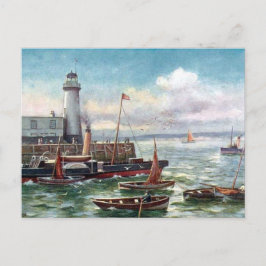 Gammalt vykort - Scarborough, Yorkshire
