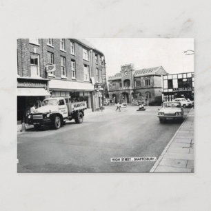 Gammalt vykort - Shaftesbury, Dorset