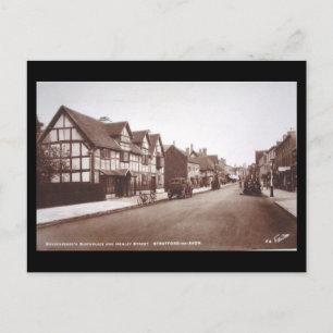 Gammalt vykort - Shakespeare's Birthplace 1937