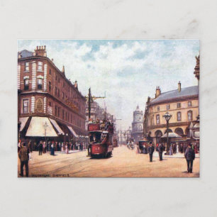 Gammalt vykort - Sheffield, Yorkshire