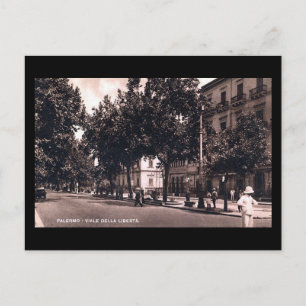 Gammalt vykort - Sicilien, Palermo