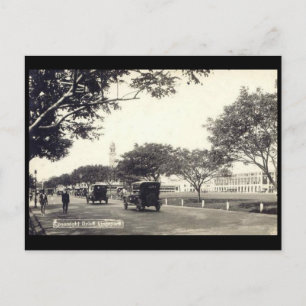 Gammalt vykort - Singapore