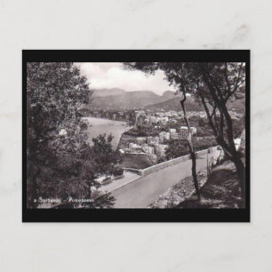 Gammalt vykort - Sorrento, Italien