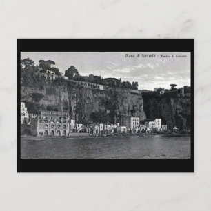 Gammalt vykort - Sorrento, Italien