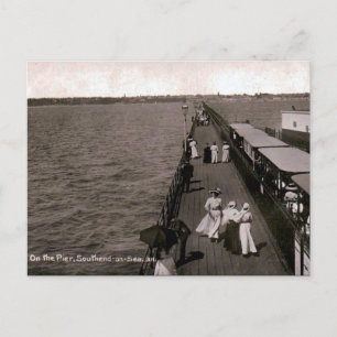 Gammalt vykort - Southend-on-Sea, Essex