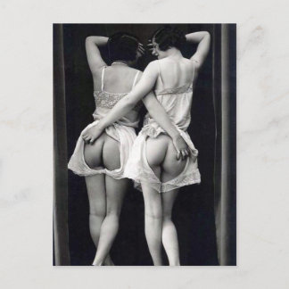 Gammalt vykort - stäng vänner