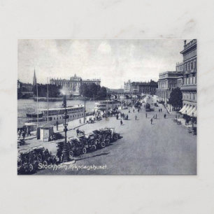 Gammalt vykort - Stockholm, Sverige