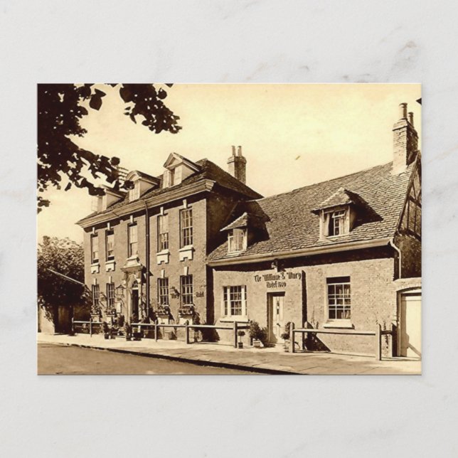 Gammalt vykort - Stratford-ON-Avon (Framsida)