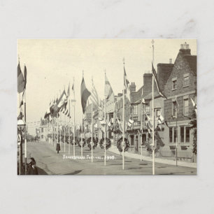 Gammalt vykort - Stratford-upon-Avon, Warwickshire