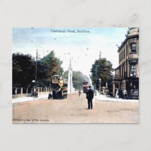Gammalt vykort - Surbiton, London