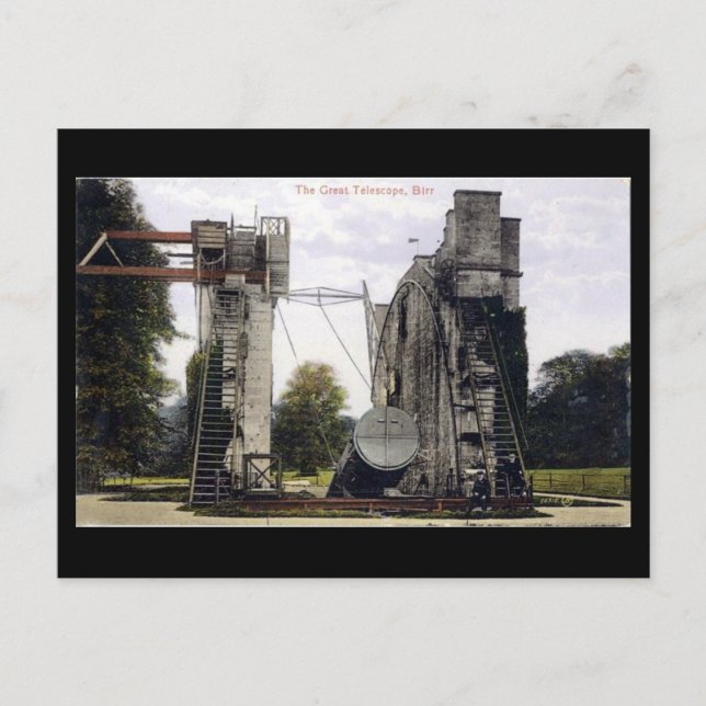 Gammalt vykort - Telescope, Birr, Co Offaly (Framsida)