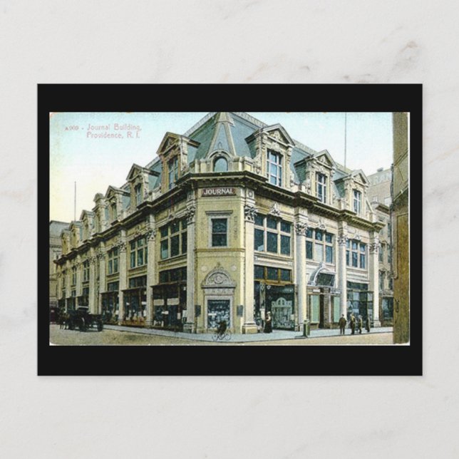 Gammalt vykort - tjänstens RI (Framsida)