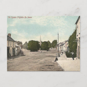 Gammalt vykort - Virginia, Co Cavan, Irland