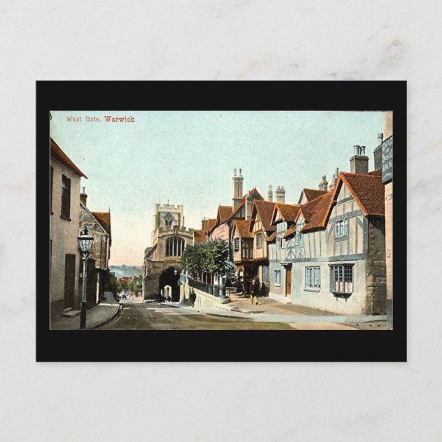 Gammalt vykort, Warwick, Grind 1905 Vykort (Framsida)