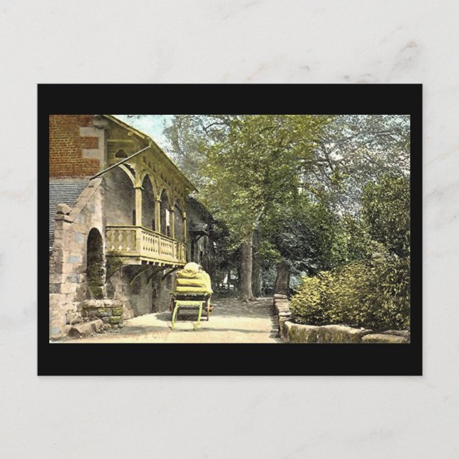 Gammalt vykort, Warwick, Guy's Cliff Mill Vykort (Framsida)