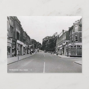 Gammalt vykort - Wimbledon, London