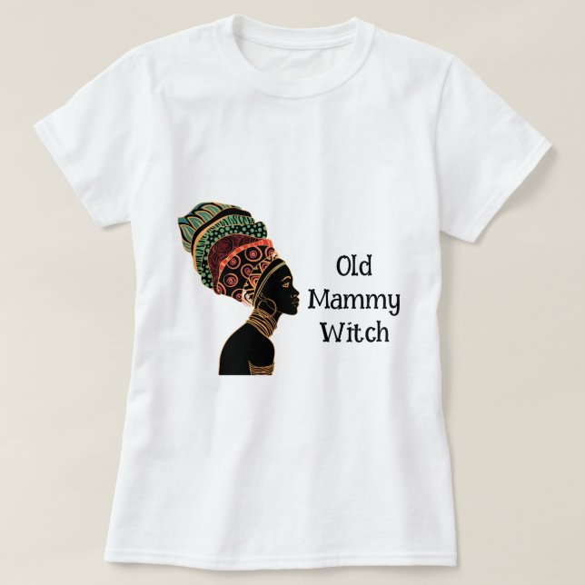 Gammalt Witch T Shirt (Design framsida)