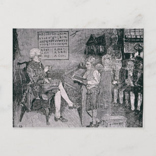 Gammaltidsskola i Pennsylvania Vykort