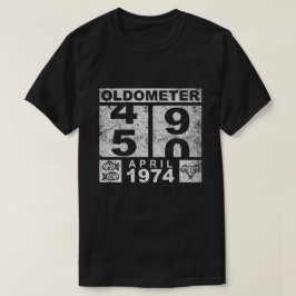 gammaltometer 50 , april 1974 Rolig Gammaltometer T Shirt