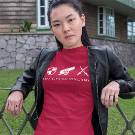 Gammande militära kvinnor Shirt T