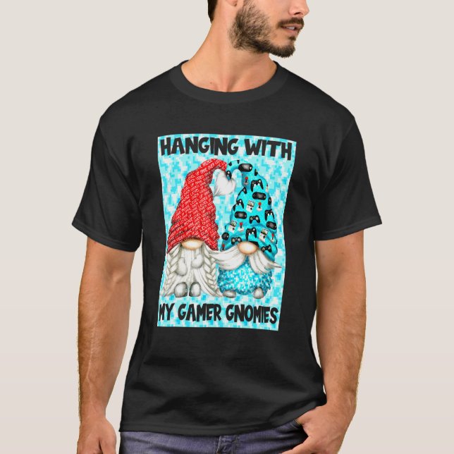 Gammande spel - spel med spelfantaster t shirt (Framsida)