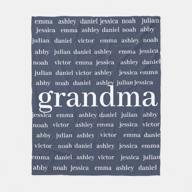 Gammanskt namn Morma Blanket, Minky Baby Blanket Fleecefilt (Framsidan)