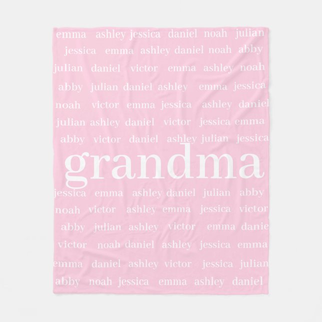 Gammanskt namn Morma Blanket, Minky Baby Blanket Fleecefilt (Framsidan)