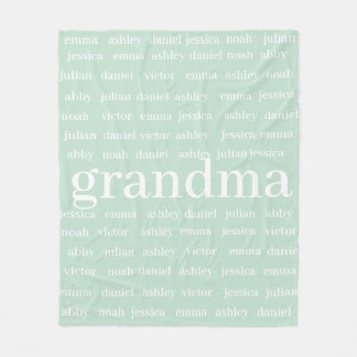 Gammanskt namn Morma Blanket, Minky Baby Blanket Fleecefilt