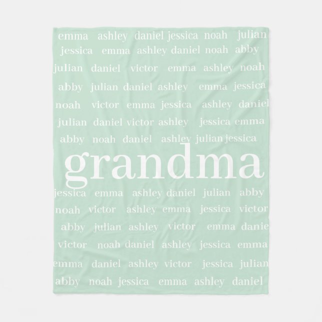 Gammanskt namn Morma Blanket, Minky Baby Blanket Fleecefilt (Framsidan)